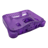 Boîtier en plastique de remplacement pour Nintendo 64, coque de console de jeu vidéo rétro, coque pour console N64, coque en ABS translucide