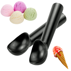 Venta al por mayor directa de fábrica: Cuchara reutilizable de aluminio para galletas, antiadherente, anticongelante, para helado, bola de melón y masa. - Product Image 1