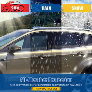 Déflecteurs de vent et de pluie latéraux en acrylique pour Ford Escape 13-19, à installer dans le canal de la fenêtre - Product Image 6