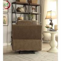 JKY Meubles En Cuir Fauteuil inclinable À Bascule Classique et Design Rétro 1 Siège Canapé Fauteuil inclinable Manuel