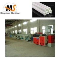 Machine d'extrusion de tuyaux en plastique PP PPR pour eau chaude et froide, entièrement automatique, à vis simple, contrôlée par PLC et entraînée par une boîte de vitesses