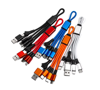 Promotion Exceptionnelle : Cadeaux Personnalisables – Gadgets Électroniques Uniques – Câble de Recharge Multifonctionnel 5-en-1 en Nylon pour iPhone 16 et 17