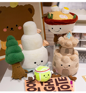 Oso de Peluche al por Mayor, <span class=keywords><strong>Juguete</strong></span> de Peluche de Hamburguesa, Lindo y Kawaii, Peluche Súper Suave para Aliviar el Estrés, Regalo de Cumpleaños - Product Image 6