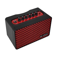 Amplifier Gitar Elektrik Kecil M-VAVE 10W Portabel 9 Timbre untuk Pertunjukan Luar Ruangan
