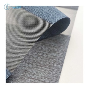 Stores zébrés horizontaux en polyester de luxe, intégrés, manuels, occultants, en <span class=keywords><strong>maille</strong></span>, pour fenêtre, protection solaire UV - Product Image 5