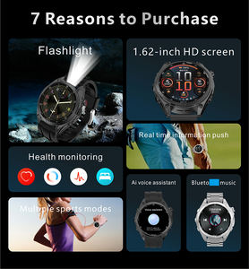 Nuovo <span class=keywords><strong>Smartwatch</strong></span> S8 Pro 2025 <span class=keywords><strong>con</strong></span> Doppio Cinturino, Torcia LED, Navigazione Mappe, Bussola, Risposta Chiamate, NFC per Uomini d'Affari - Product Image 2