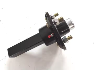 <span class=keywords><strong>Axe</strong></span> solide carré/rond de haute qualité, 2200/3500/7000 livres, <span class=keywords><strong>avec</strong></span> roues, pour pièces et accessoires de remorque, directement de l'usine - Product Image 4