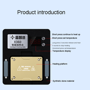 Station de préchauffage X360 II IHeater FACE ID, plaque thermostatique pour <span class=keywords><strong>carte</strong></span> mère <span class=keywords><strong>iPhone</strong></span> X-14 Pro Max - Product Image 6