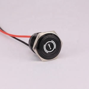 12mm 16mm 19mm màu đen nhôm chống thấm nước IP68 xe máy dẫn chỉ số ánh sáng với cáp - Product Image 4