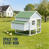 Poulailler en bois massif de qualité supérieure, conception imperméable, personnalisable OEM, pour l'élevage de poulets