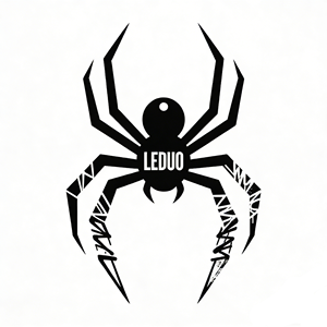 <span class=keywords><strong>Felpa</strong></span> con Cappuccio Oversize da Uomo LEDUO con Grafica Ragno, Stile Gotico Streetwear - Product Image 4