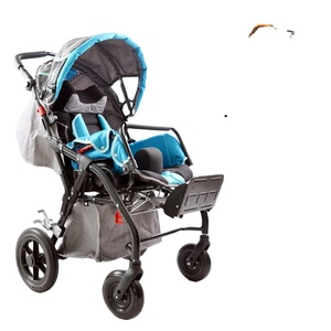 Niños Parálisis Cerebral Manual Silla de ruedas de tamaño pequeño Silla de ruedas de seguridad para la venta - Product Image 4
