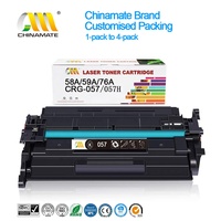 Cartouche de toner 057H pour HP/ LBP226dw/LB227dw/LBP228dw/MF445dw authentique avec la toute dernière puce intelligente et poudre de toner importée