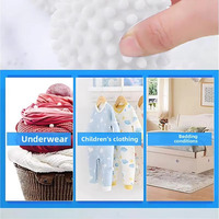 Balles de lavage en PP à picots pour machine, balles de lavage réutilisables à picots pour augmenter la friction pour l'entretien quotidien des vêtements à la maison
