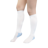 Bas de contention médicaux pour varices, thérapie de compression pour œdèmes T.E.D. Bas de contention en Spandex/Nylon, antidérapants, doux, pour un traitement efficace des cicatrices