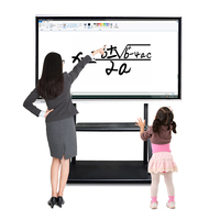 Tableau blanc interactif intelligent MWE 4K UHD 86 pouces avec écran LCD, stylet/tactile, éducation, école, tableau interactif, garantie 1 an