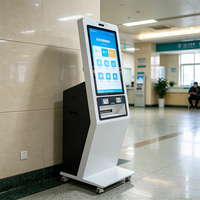 Kiosque à écran tactile PCAP haute précision avec scanner de paiement sans contact et imprimante RFID pour la libre-service hospitalier OEM ODM