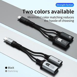 Nouvel adaptateur de prise audio Light-ing vers Type <span class=keywords><strong>C</strong></span> avec charge de type <span class=keywords><strong>C</strong></span> pour téléphone - Product Image 3