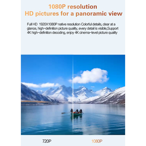 Mini proyector Android 9 DLP para exteriores 4K Full HD 250 <span class=keywords><strong>ANSI</strong></span> dual WiFi y proyector portátil BT 5,0 - Product Image 2