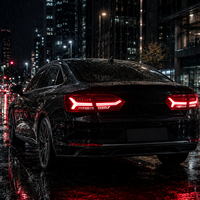 Feux arrière à LED BK pour Volkswagen Jetta 2011-2014, style A6L, clignotants séquentiels entièrement à LED, Plug & Play