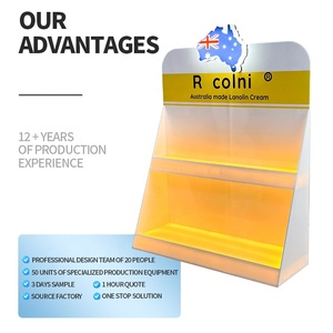 Giá hiển thị <span class=keywords><strong>Acrylic</strong></span> dầu massage 2 tầng với đèn LED để hiển thị các sản phẩm Nước hoa tinh dầu - Product Image 2