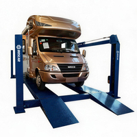 Fabricant de ponts élévateurs à quatre poteaux de 8000 kg, capacité de 8 tonnes, hauteur de levage de 1700 mm, pour l'entretien de camions et de bus lourds