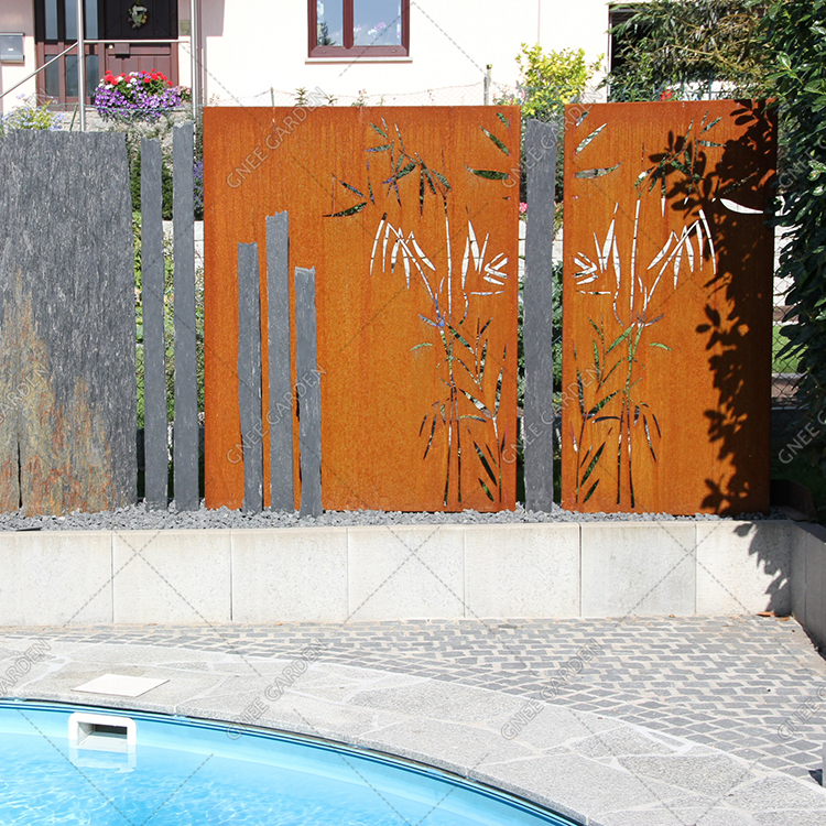 Corten Screen Panel