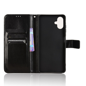 Para <span class=keywords><strong>Samsung</strong></span> <span class=keywords><strong>Galaxy</strong></span> A06 Wallet Case, Black PU Leather Folio Flip Cover Card Cash Slots Stand Phone Case para <span class=keywords><strong>Samsung</strong></span> <span class=keywords><strong>Galaxy</strong></span> A06 - Product Image 2