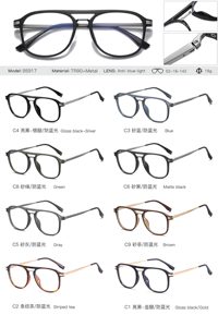 <span class=keywords><strong>Occhiali</strong></span> Ottici MS 95917 Unisex, Montatura Trasparente Anti Luce Blu, <span class=keywords><strong>Occhiali</strong></span> da <span class=keywords><strong>Computer</strong></span> <span class=keywords><strong>per</strong></span> Uomo e Donna - Product Image 6