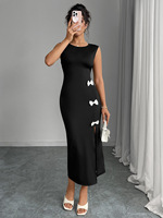 Ensemble robe chemise décontractée pour femmes, manches courtes, été, coton mélangé de haute qualité, longueur complète, pour un usage quotidien