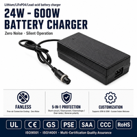   Chargeur au lithium CE GS SAA 63V 4A 4.5A pour batterie Li-ion 54V 15S, chargeur pour vélo électrique, scooter électrique