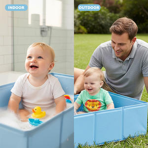 Baignoires pliantes pour tout-petits personnalisées, rectangulaires, portables, <span class=keywords><strong>baignoire</strong></span> pour bébé, piscine - Product Image 5