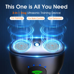 Pengiriman cepat anjing ultrasonik genggam pencegah efek jarak jauh kontrol gonggongan plastik perlengkapan latihan hewan peliharaan dalam gaya Fashion - Product Image 6