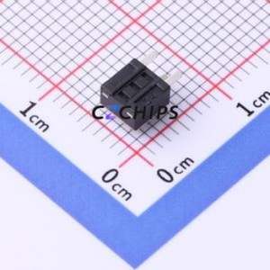 TC-1109DF-H3.8 Tactile Switch Through hole Component (THT) Switch Single Pole Single Throw Round Button 1.6N Right Angle Insert - Product Image 2