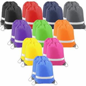 Sac de sport extérieur écologique en gros avec logo personnalisé, style cordon de serrage pour la natation, la randonnée et les sports – Prix usine - Product Image 1