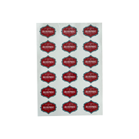 Rouleau d'étiquettes autocollantes imperméables adhésives en papier vinyle durable personnalisable Impression de logo privé personnalisée