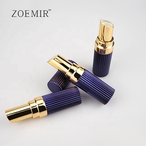 Tubes de rouge à <span class=keywords><strong>lèvres</strong></span> de luxe écologiques bleu métallique or couleur unique <span class=keywords><strong>meilleur</strong></span> conteneur de rouge à <span class=keywords><strong>lèvres</strong></span> de beauté rechargeable - Product Image 2