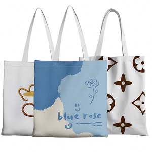 Bolsa de Compras Reutilizable Tipo Tote con Asas de Cuerda, Bolsa de Lona para Compras con Logotipo Personalizado - Product Image 4