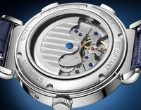 Montres mécaniques automatiques en acier, design et fabrication usine, avec affichage des phases solaires et lunaires et 24 heures, pour marque privée