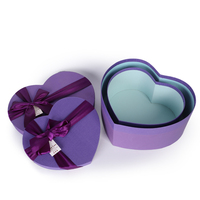 Coffrets personnalisés en forme de cœur, coffrets à fleurs de luxe pour cadeaux, pièces