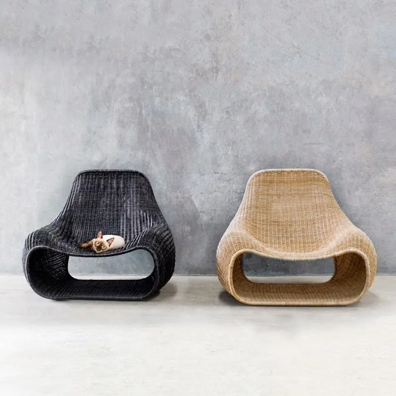 İskandinav basit güneydoğu asya rattan bahçe sandalyeler otel salonu sandalye yaratıcı açık rattan/hasır sandalyeler mobilya