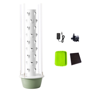 Système hydroponique d'<span class=keywords><strong>intérieur</strong></span> Spacetree HT2 à 9 étages et 36 trous, tour de plantation verticale de 30L, lumière LED, pompe, <span class=keywords><strong>arrosage</strong></span> <span class=keywords><strong>automatique</strong></span>, 140cm - Product Image 1