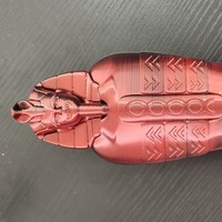 Figurines décoratives de pharaon égyptien imprimées en 3D Statues de Sphinx en pyramide de momie Joints articulés populaires en plastique durable
