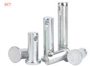 Goupille de centrage galvanisée GB882, goupille cylindrique à tête plate avec trou, goupille en T M3 M4 M5 M6 M