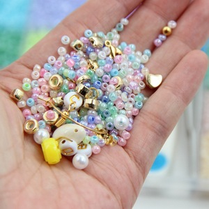 Pendientes transfronterizos, joyería, cuentas de vidrio DIY, cuentas coloridas, cuentas de vidrio de 3mm, traje con herramientas - Product Image 2