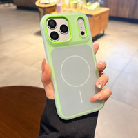 Coque de téléphone en silicone liquide colorée effet bonbon pour iPhone 17 Pro Max 16 15 14 13, antichoc magnétique, toucher doux, coque arrière