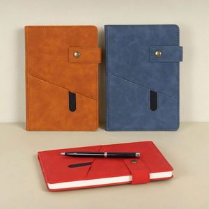 Wholesale Personalized Composition Pu Leather Notebook Hardcover A5 Kraft <b>Journal</b> Notebook with Custom Logo - Product Image 3