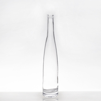 Handgefertigte Swing-Top Glasflasche 750ml 1000ml Runde Tulpenförmige Klare Leere Flasche für Wein- und Likör-Aufbewahrung