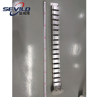 Kit de gestion de câbles réglable Sevilo SWL.Cable Management 760 760mm Boîte verticale en plastique sous le bureau pour bureau
