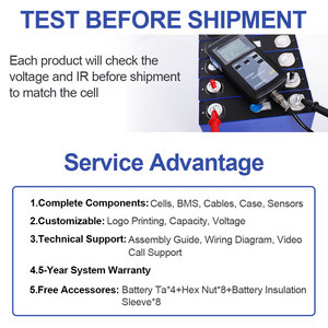 Sel Baterai LiFePO4 <span class=keywords><strong>3</strong></span>.2V 173Ah Grade A LF173 LFP untuk Penyimpanan Energi Surya, RV, Golf Cart, EV, UPS, Paket Baterai 12V 24V 48V - Product Image 4